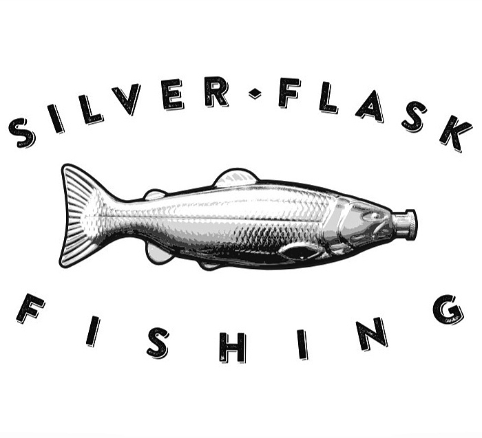 Silver Flask Fishing Logo