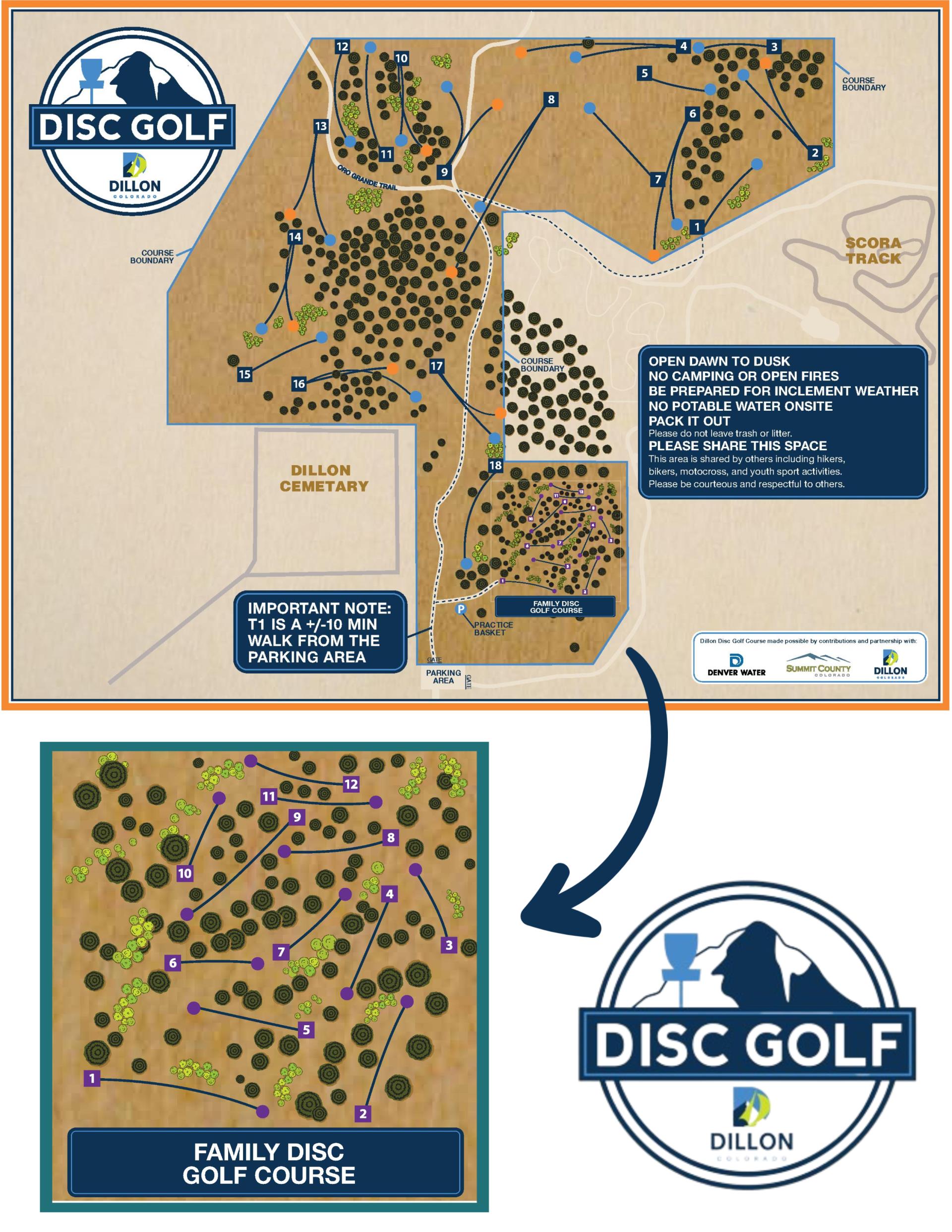 Disc Golf Map 